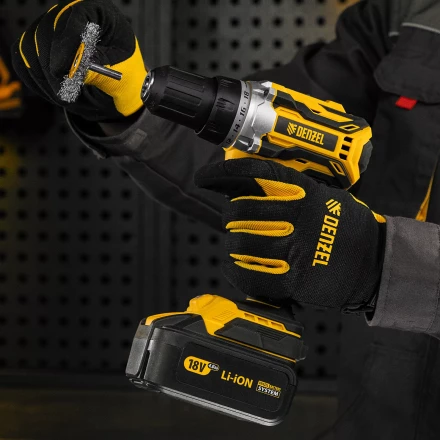 Щетка для дрели, 50 мм, Плоская, со шпилькой, нержавеющая витая проволока Denzel 744623 купить в Перми