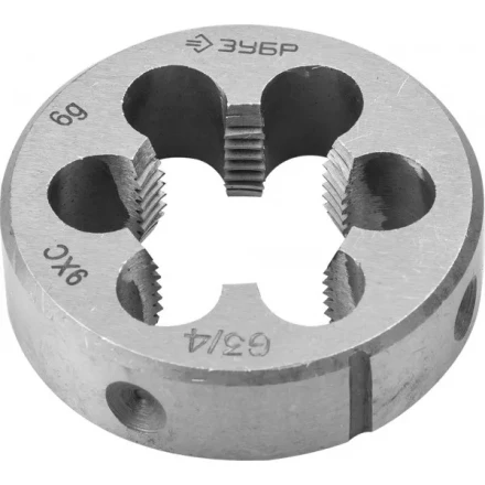 Плашка ЗУБР &quot;МАСТЕР&quot; круглая ручная для трубной резьбы, G 1/2&quot; 4-28032-1/2 купить в Перми