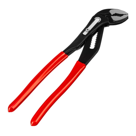 Клещи переставные 250 мм Matrix, кнопочный механизм, хром-ванадий, обливные рукоятки 17926 купить в Перми