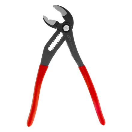 Клещи переставные 250 мм Matrix, кнопочный механизм, хром-ванадий, обливные рукоятки 17926 купить в Перми