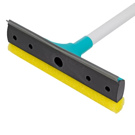 Щетка-окномойка с водосгоном, пластиковый черенок, 430х220 мм, Home Palisad 93590 купить в Перми