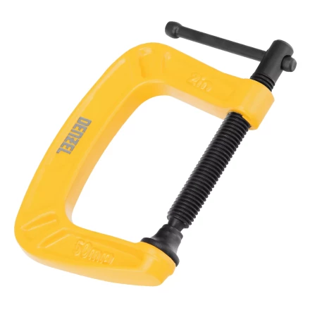 Струбцина G-образная Denzel, усиленная, 50 мм, 20641 купить в Перми