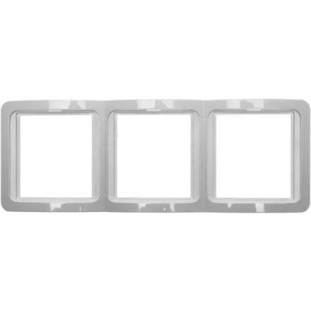 Панель СВЕТОЗАР &quot;ГАММА&quot; тройная вертикальная, цвет бежевый SV-54149-B купить в Перми