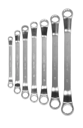 Набор ключей кольцевых коленчатых 7 шт. Энкор 26154 купить в Перми