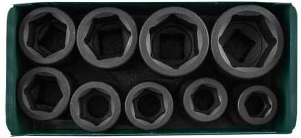 Набор головок торцевых ударных 1&quot;DR 24-50мм 9предметов Jonnesway S03A8109S 48315 купить в Перми