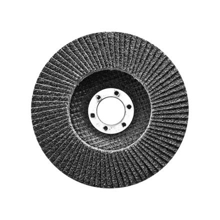 Круг лепестковый торцевой конический Р 24 115 х 22,2 мм СИБРТЕХ 74076 купить в Перми