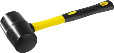 Киянка STAYER &quot;PROFESSIONAL&quot; резиновая ЧЕРНАЯ, с фиберглассовой ручкой 2054-75 купить в Перми