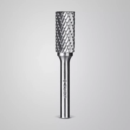 Зубр Твердосплавная борфреза B - цилиндр с торцевыми зубьями, 12 х 25 мм (28801-12-25) купить в Перми