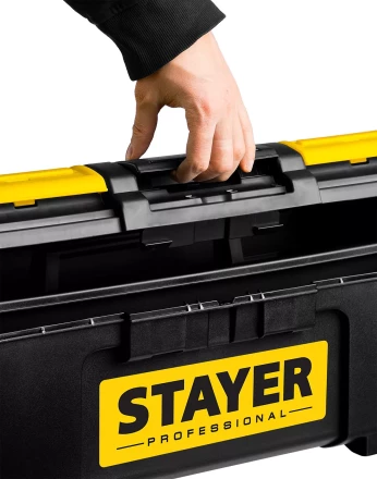 Ящик для инструмента &quot;TOOLBOX-16&quot; пластиковый, STAYER Professional 38167-16 купить в Перми