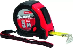 Рулетка Status magnet fixation 7,5 м х 25 мм обрезиненный корпус зацеп с магнитом MATRIX 31031