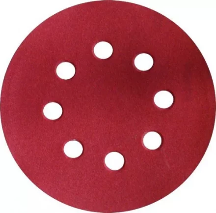 Шлифкруги Ф125 мм К400 на липучей основе с отверстиями 5 штук для дерева и металла 20209 купить в Перми
