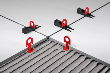 ЗУБР СВП, комплект: 1,0 мм, зажим + клин, 250 + 250 шт, система выравнивания плитки (33851-H250) купить в Перми