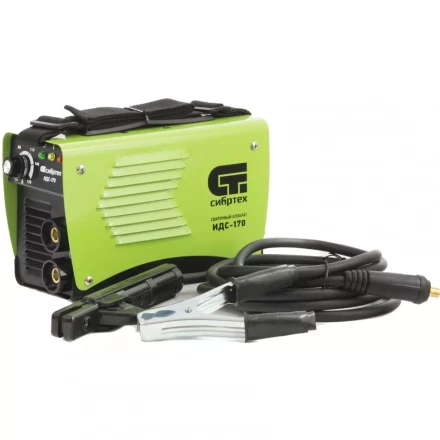 Аппарат инверторный дуговой сварки СИБРТЕХ ИДС-170 94375 купить в Перми