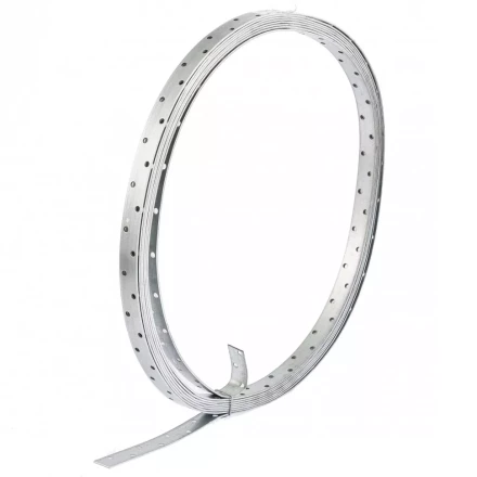 Лента перфорированная монтажная 2 мм LM 2см х 10м отверстие 4,5–5 мм цинк Россия Сибртех 46579 купить в Перми