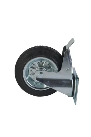 Колесо поворотное усиленное резина SRCB 80 200 мм с тормозом 1027198 купить в Перми