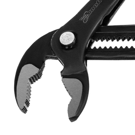 Клещи переставные 300 мм Matrix 17927, кнопочный механизм, хром-ванадий, обливные рукоятки купить в Перми