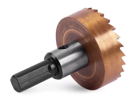 HSS-TiN коронка MESSER 38мм с центр. сверлом и толкающей пружиной для  лист. материала  до 2 мм ц/х купить в Перми