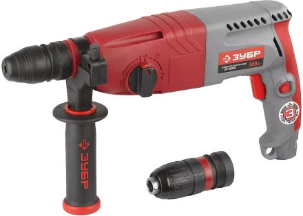 Перфоратор ЗУБР, SDS-plus, БЗП , 650 Вт, кейс ЗП-650ЭК купить в Перми