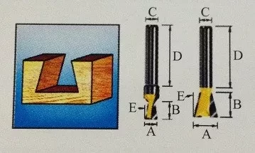Фреза &quot;ласточкин хвост&quot; , Makita D-10914 купить в Перми