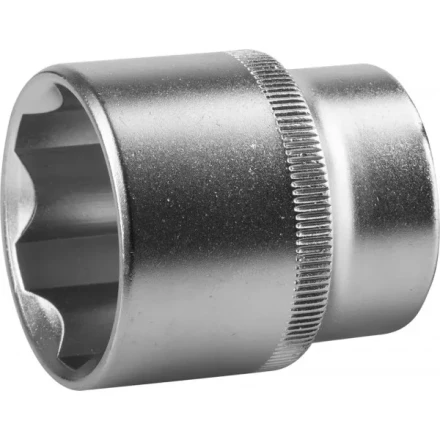 Торцовая головка ЗУБР &quot;МАСТЕР&quot; (1/2&quot;), Cr-V, SUPER LOCK, хроматированное покрытие, 32 мм 27725-32_z02 купить в Перми