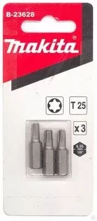Биты Makita Тоrх Т25 25мм 3шт (B-23628) купить в Перми