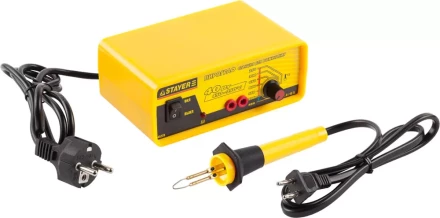 Станция STAYER &quot;EXPERT&quot; для выжигания (Пирограф), 2 сменных жала, температурный режим 450-750 °С, 40Вт 45228 купить в Перми