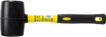 Киянка STAYER &quot;PROFESSIONAL&quot; резиновая ЧЕРНАЯ, с фиберглассовой ручкой, 900г 2054-90 купить в Перми