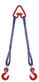 Строп текстильный двухветвевой 2СТ 8 т L=6 м SF7 180 мм Звено РТ-3 купить в Перми