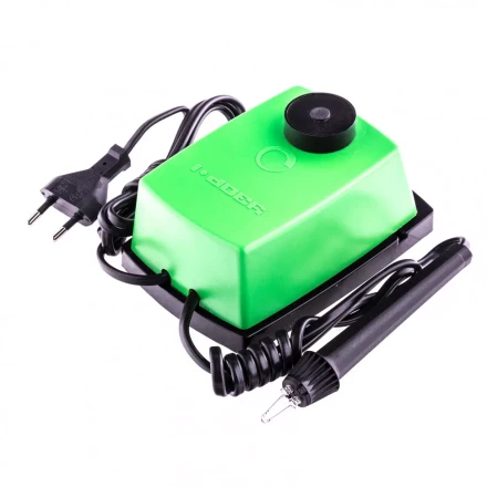 Электроприбор для выжигания по дереву &quot;Узор 1&quot; с подставкой запасная игла 5 проекций Сибртех. 91304 купить в Перми