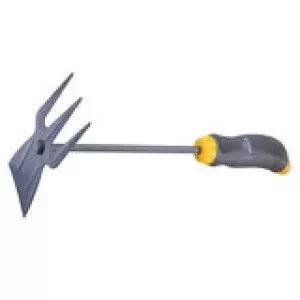 Мотыжка комбинир профиль &quot;трапеция&quot; и 3-зубая эргономичная двухкомп. рукоятка  PALISAD LUXE 62379 купить в Перми