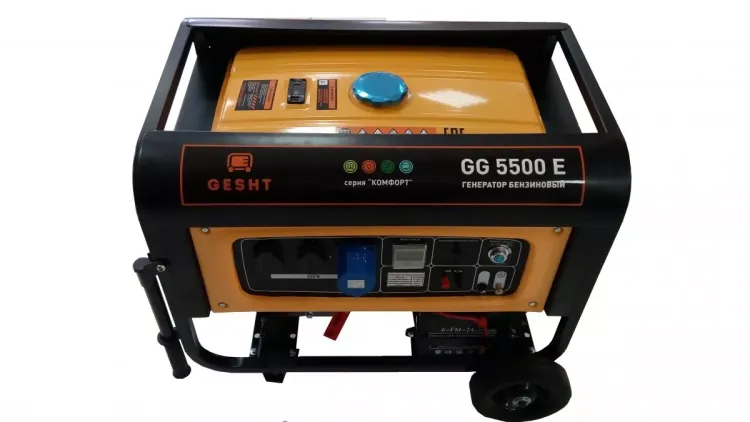 Бензиновый генератор Gesht GG5500E купить в Перми