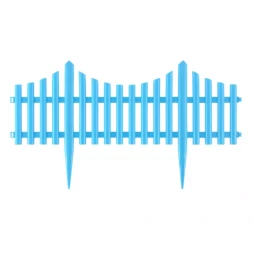 Забор декоративный Гибкий 24 x 300 см голубой Palisad 65019