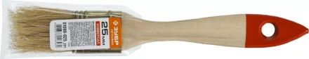 Кисть плоская ЗУБР &quot;УНИВЕРСАЛ-ОПТИМА&quot;, светлая щетина, деревянная ручка, 25мм 01099-025_z01 купить в Перми