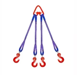 Строп текстильный четырехветвевой 4СТ 16 т L=6 м 5:1 Звено РТ-3