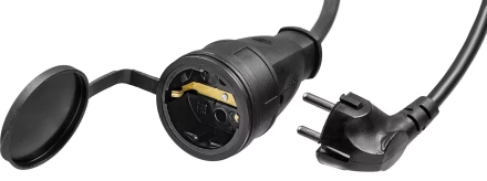 ЗУБР КГ-325-Ш, КГ, 3 х 2.5 мм2, 20 м, IP44, 4000 Вт, силовой удлинитель-шнур, Профессионал (55017-20) купить в Перми