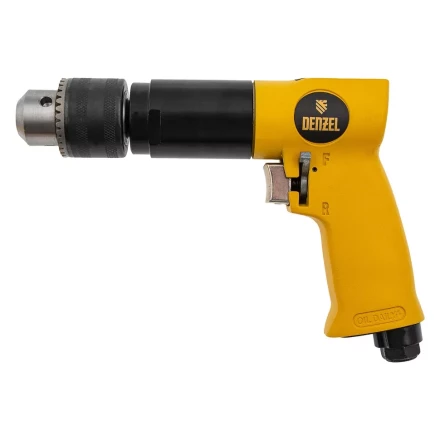 Пневматическая дрель Denzel 57478 PD500, 500 об/мин, 114 л/мин, 13 мм купить в Перми