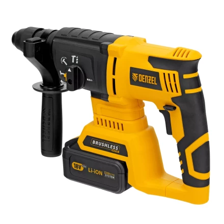 Перфоратор аккумуляторный BLRH-IB-26 Li-Ion, 18 В Denzel 26701 купить в Перми