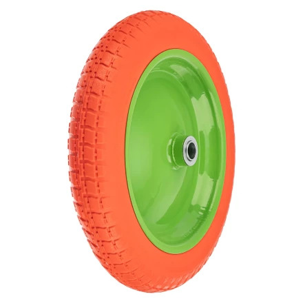 Колесо полиуретановое Сибртех 3.00-8, длина оси 90 мм, подшипник 20 мм, 689765 купить в Перми