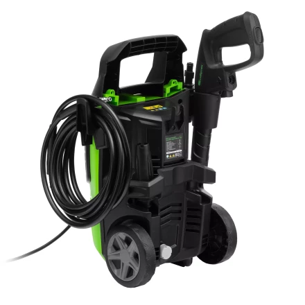 Моечная машина высокого давления Сибртех АМ-1800 58226, 1800 Вт, 140 бар, 350 л/ч, колесная купить в Перми