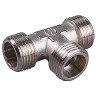 Тройник GENERAL FITTINGS никелированная латунь, ш/ш/ш, 3/4" 51051-3/4 купить в Перми