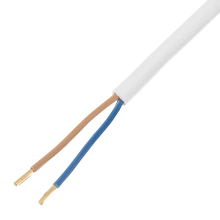 Шнур сетевой Denzel Energy Series, ПВС, 1,5 м, 2 x 1 мм, с неразборной вилкой, белый, 3 м, 37660 купить в Перми