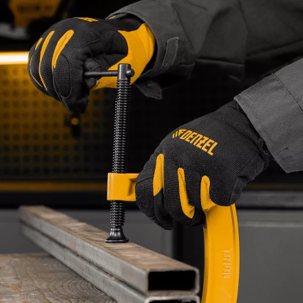 Струбцина G-образная Denzel, усиленная, 100 мм, 20643 купить в Перми