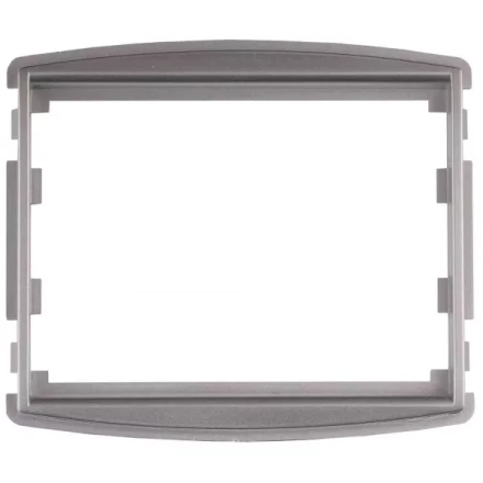 Вставка СВЕТОЗАР &quot;ЭФФЕКТ&quot; декоративная, цвет светло-серый металлик, одинарная SV-54466-SM купить в Перми