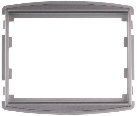 Вставка СВЕТОЗАР &quot;ЭФФЕКТ&quot; декоративная, цвет светло-серый металлик, одинарная SV-54466-SM купить в Перми