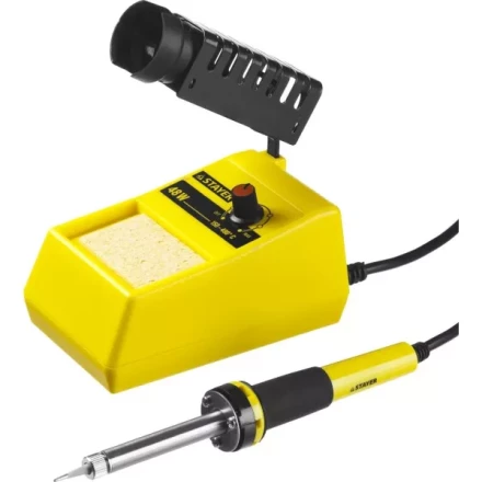 Паяльная станция аналоговая, STAYER &quot;MASTER&quot; 55371, диапазон 150-480°C, 48Вт 55371 купить в Перми