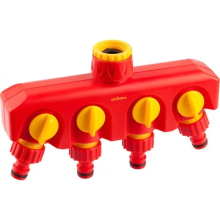 Распределитель GRINDA четырехканальный, из ударопрочной пластмассы 8-426313_z01 купить в Перми