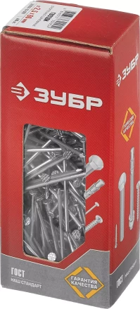 Гвозди строительные оцинкованные ГОСТ 4028-63 коробка серия МАСТЕР купить в Перми