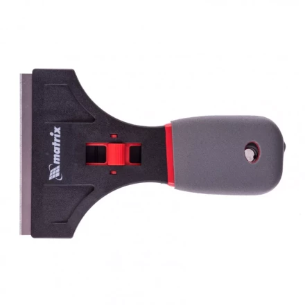 Скребок с обрезиненной рукояткой выдвижное сменное лезвие Matrix 79548 купить в Перми