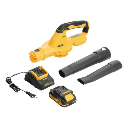 Воздуходувка аккумуляторная, AB-500, 60 м/с, 500 м3/ч, Li-Ion, 20 В // Denzel 59608 купить в Перми