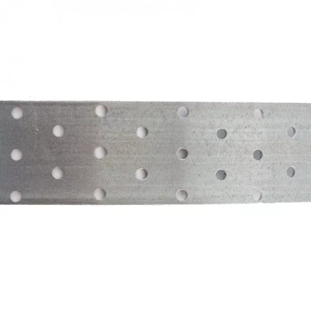 Лента перфорированная монтажная 2 мм LM 5см х10м отверстие 4,5–5мм цинк Россия Сибртех 46583 купить в Перми